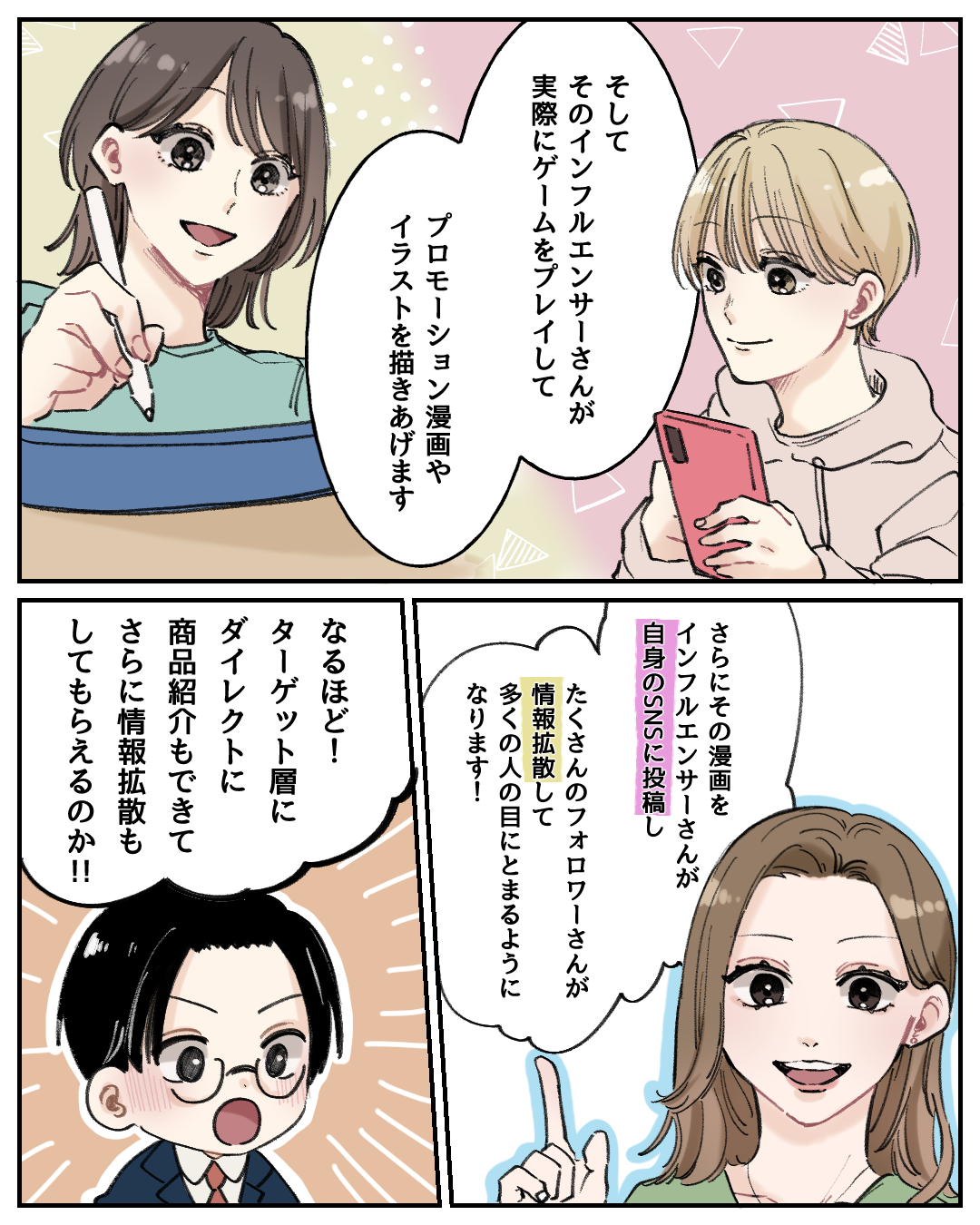 イラストプロモーション漫画p5